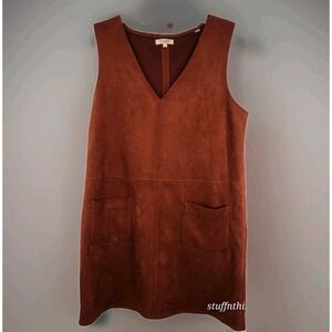 Max Studio Brown Sleeveless Dress